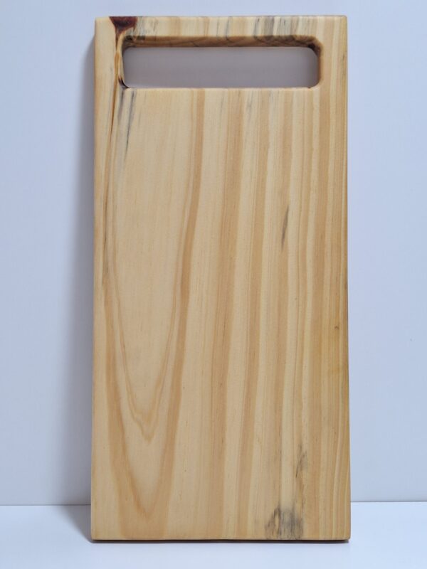 Tabla de madera natural grande para picar