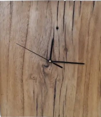 Reloj de kiri rústico - EnMadera